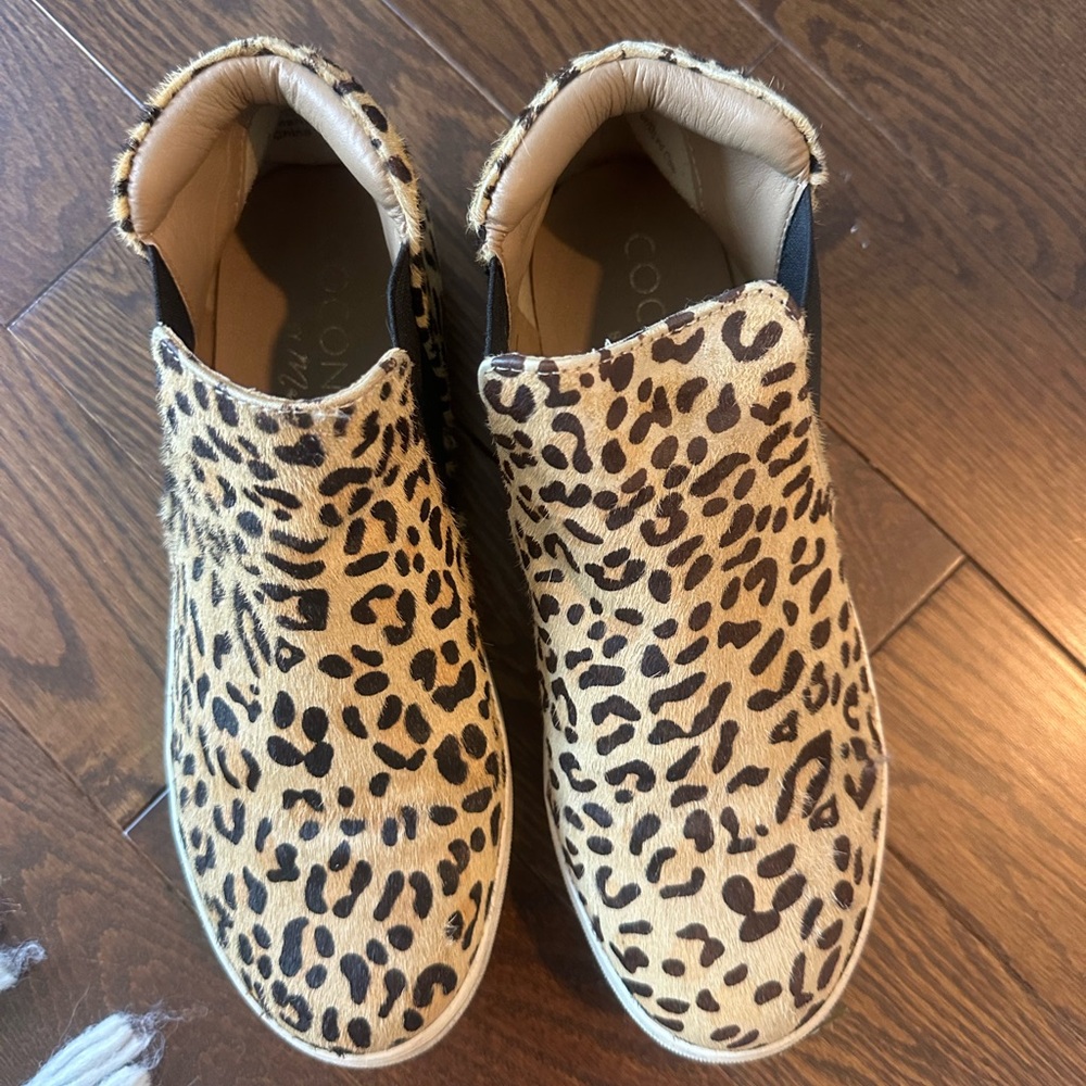 Coconuts by Matisse Leopard Print Slip-On Sneakers